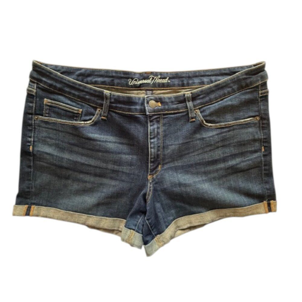 Universal Thread CuffedvJean Shorts- Womens Size 18 Coastal Cowgirl Western